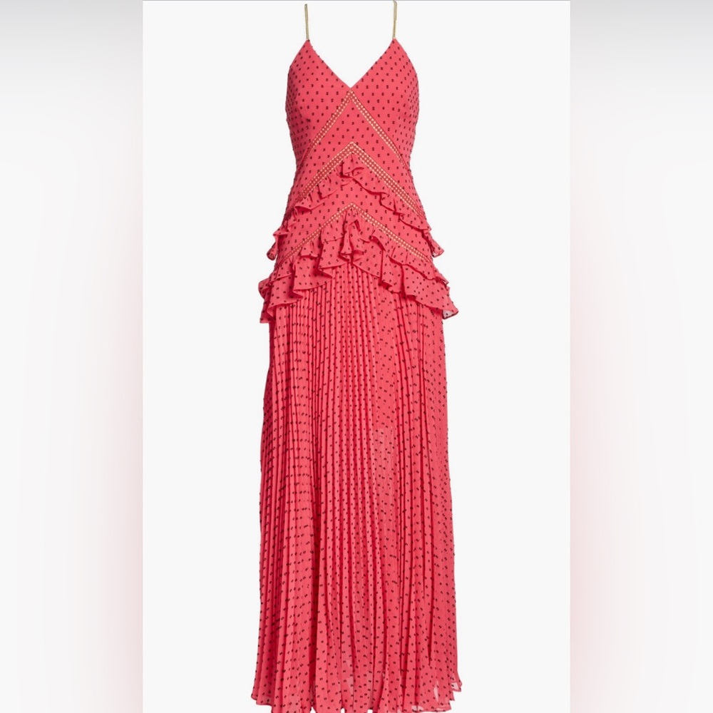Self portrait dress ruffle detail
